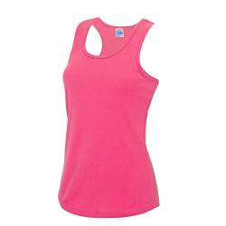 Just Cool Damen Sport Tank Top (Medium) (Leuchtpink) M,Leuchtpink von Just Cool