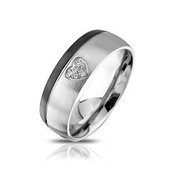 Juwelier Schönschmied - Damen Ehering Partnerring Freundschaftsring Hamal Edelstahl inkl. persönliche Wunschgravur Nr258D von Juwelier Schönschmied