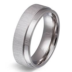 Juwelier Schönschmied - Unisex Partnerring Ehering Hochzeitsring Espacia Edelstahl inkl. persönliche Wunschgravur von Juwelier Schönschmied