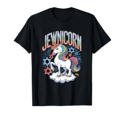 Jewnicorn Chanukka Lustiges jüdisches Einhorn T-Shirt von Juwnicorn Kids Girls Women Chanukah Pajamas Tees