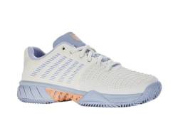 K-Swiss Performance Damen Express Light 3 HB Tennis Shoe, Star White/Heather/Peach Fuzz, 39.5 EU von K-Swiss Performance