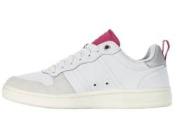 K-Swiss Damen Lozan Sneaker, White/Raspberry/StarWhite/Silver, 38 EU von K-Swiss