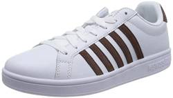 K-Swiss Herren Court TIEBREAK Sneaker, White/Cappuccino, 45 EU von K-Swiss