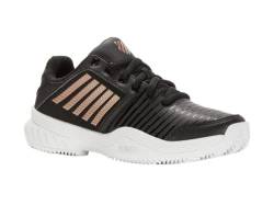 K-Swiss Performance Damen Court Express HB Tennis Shoe, Black/White/Rose Gold, 38 EU von K-Swiss