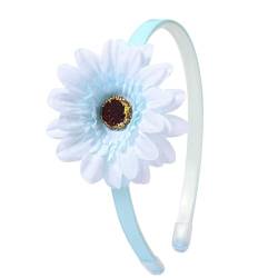 KAHDGSS Stirnband für Frühling und Sommer, Blumenstirnband für Mädchen, Gänseblümchen, rutschfest, Strand-Stirnband, Partyhut, Sonnenblumen-Stirnband von KAHDGSS