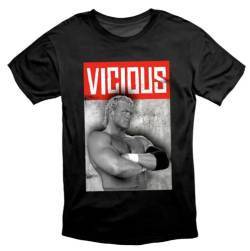 Sid Vicious Retro Wrestling Hero T Shirt Black Black XXL von KAISUO