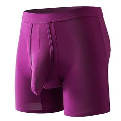 KAIXLIONLY Boxershorts Herren Unterhosen Männer Eisseide Weiche Komfortable Unterwäsche Ohne Kratzenden Herren Boxershort mit Stretch Bulge Pouch Underhose von KAIXLIONLY