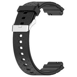 KAREN66 Kinder Armband Kompatibel mit Xplora Kids Watch X5 Play Armband für Mädchen Jungen Sport Silikon Uhrenarmband Replacement Wechselarmband Ersatzarmband für Xplora X5 Play Smartwatch, Schwarz von KAREN66