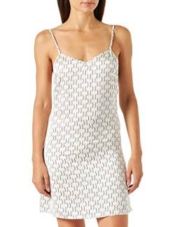 KARL LAGERFELD Damen Kl Monogramm Negligee Weiß L von KARL LAGERFELD