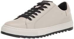 KARL LAGERFELD Herren Recycled Leather Low Top Sneaker, Cement, 43 EU von KARL LAGERFELD