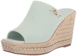 KARL LAGERFELD Damen Corissa Slip on Wedge Sandal Espadrilles, Mint Julep, 39 EU von KARL LAGERFELD