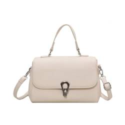 KASFDBMO Damen-Umhängetasche, Geldbörse, Umhängetasche, Damenhandtasche, modisch, Mädchen, Schulterhandtasche, beige von KASFDBMO