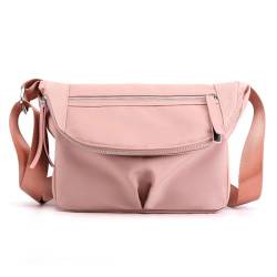 KASFDBMO Schultertasche für Herbst und Winter, modische Nylontasche, große Kapazität, Studenten-Crossbody-Taschen für Damen, rose von KASFDBMO