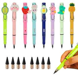 KAYEF 8pcs Cartoon Bleistifte Cute Pencil Student Magic Pencil Bleistift Niedlich aussehende Bleistift mit vielen Cartoon-Designs von VWPEYY