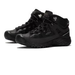 KEEN Herren Targhee 3 Mid Waterproof Wanderstiefel, Triple Black, 43 EU von KEEN