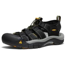 Keen Herren Newport H2 Sandalen Trekking-& Wanderschuhe, Schwarz (Black), 48.5 EU von KEEN