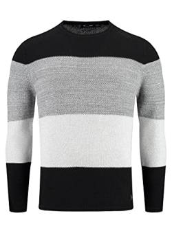 KEY LARGO Herren JOGI Round Neck Pullover, Black (1100), M von KEY LARGO