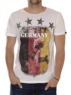 KEY LARGO Herren Shirt MT German Supporter offwhiteS von KEY LARGO