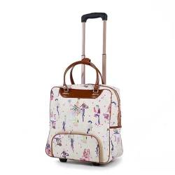 Reisetasche Frauen Reisegepäck Trolley Bag Wheeled Koffer Business Boarding Bag Travel Trolley Gepäckbeutel-Stil 4 von KINZE