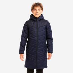 Kinder Fußball Parka lang - Traxium marineblau von KIPSTA