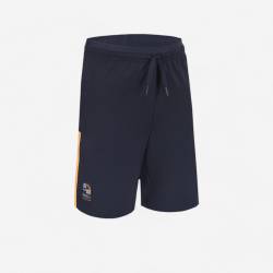 Kinder Fussball Shorts - marineblau/orange von KIPSTA