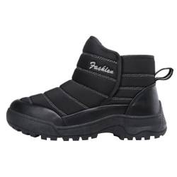 KKvoPiQ Damen Schuhe Party Anti-Rutsch-Stiefel Für Frauen Schneestiefel Waetpoof Neopren Damen (Black, 40) von KKvoPiQ