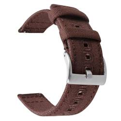 KLSBEEURR(売店) Nylon Uhrenarmbänder, 18 mm 20 mm 22 mm Nylon-Canvas-Armband, Schnellverschluss, geflochtenes, atmungsaktives Armband, Ersatz for Sportuhren(BrownA,20mm) von KLSBEEURR(売店)