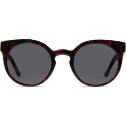 Komono Damen Sonnenbrille LULU , Größe:ONESIZE, Farbe:rot, Farben:ACETATE TORTOISE RED von KOMONO