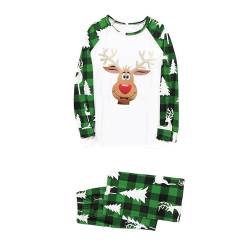 KONG JIMFAN Christmas Pyjama Schlafanzug Hosen Herren Lang Matching Christmas Pyjamas Weihnachtsschlafanzug Paar Pullover Nightmar Befor Christmas Haloween Kostume(Women,XL) von KONG JIMFAN