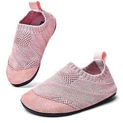 KOWAYI Hausschuhe Kinder Mädchen Hausschuhe Jungen Barfussschuhe Baby Lauflernschuhe Barfuß Kindergarten Badeschuhe Puschen Hüttenschuhe-FENQUAN-30 von KOWAYI