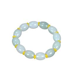 NIANWANG Tianshan Cui Bucket Bead Single Circle Armband for Herren und Damen Einfach von KSDFASS