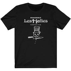 Vintage Looking Brasserie Les Halles T-Shirt Anthony Bourdain's Old Restaurant Men Black XL von Kabe