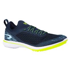 Laufschuhe Leichtathletik Training Track blau/gelb von Kalenji