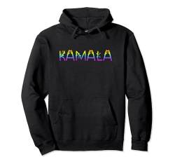 Kamala-Katzen-Typografie Pullover Hoodie von Kamala Cat Tees