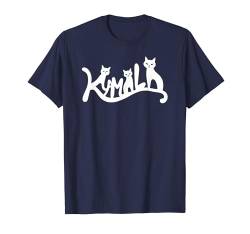 Kamala-Katzen-Typografie T-Shirt von Kamala Cat Tees