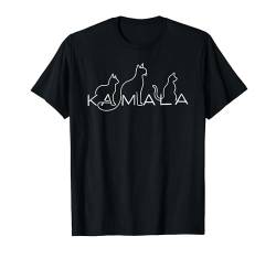 Kamala-Katzen-Typografie T-Shirt von Kamala Cat Tees