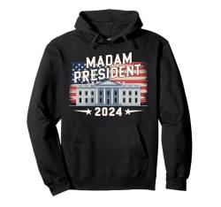 Frau Präsidentin Kamala Harris 2024 Politisch Pullover Hoodie von Kamala Harris 2024 Kampagne Unterstützung Kleidung