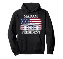 Frau Präsidentin Kamala Harris 2024 Politisch Pullover Hoodie von Kamala Harris 2024 Kampagne Unterstützung Kleidung