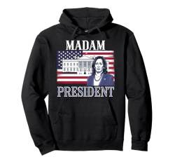 Frau Präsidentin Kamala Harris 2024 Politisch Pullover Hoodie von Kamala Harris 2024 Kampagne Unterstützung Kleidung