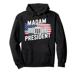 Frau Präsidentin Kamala Harris 2024 Politisch Pullover Hoodie von Kamala Harris 2024 Kampagne Unterstützung Kleidung