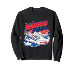 Kamala Harris Wahl-Sneaker 2024 Präsident Comma La 'La Sweatshirt von Kamala Harris 2024 President Comm La Funny