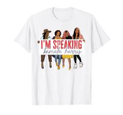 Kamala 2024 Lass uns den Job beenden, Sistas, Vizepräsident von Präsident Sista. T-Shirt von Kamala Harris 2024 Sista Shop