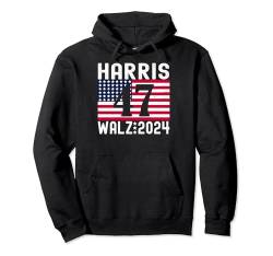 Harris Walz 2024 Retro Vintage US Präsidentschaftswahl 2024 Pullover Hoodie von Kamala Harris Tim Walz President 2024