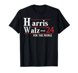 Harris Walz 2024 Retro Vintage US Präsidentschaftswahl 2024 T-Shirt von Kamala Harris Tim Walz President 2024