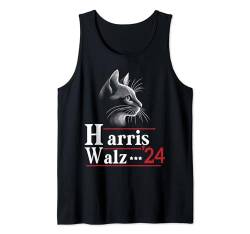 Harris Walz 2024 Retro Vintage US Präsidentschaftswahl 2024 Tank Top von Kamala Harris Tim Walz President 2024