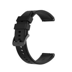 KanaAt LKQASD Kompatibel mit der Watch Color Sports Edition. Armband aus Silikon. Armband 22 mm. Armband Correa. Kompatibel mit Solar LS05/LS05s(Color:Black) von KanaAt