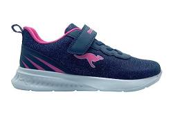 KangaROOS Damen Kl-Glow Ev Sneaker, Dk Navy Daisy Pink, 36 EU von KangaROOS