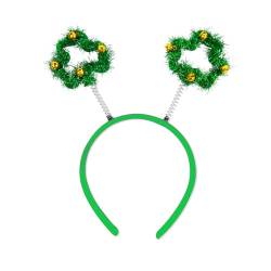 Patricks Day Stirnband für Erwachsene, glänzendes Glitzer-Puder, irische Pailletten, Festival, Party, Haarreif für Teenager, Kopfschmuck, irische Stirnbänder für Damen, irische Stirnbänder für von Kaohxzklcn