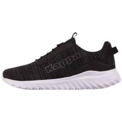 Kappa Deutschland STYLECODE: 243308 Jarek Unisex Sneaker, Black/Grey, 38 EU von Kappa Deutschland