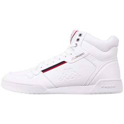 Kappa Herren Mangan Hohe Sneaker, Weiß White 242764 1020, 46 EU von Kappa